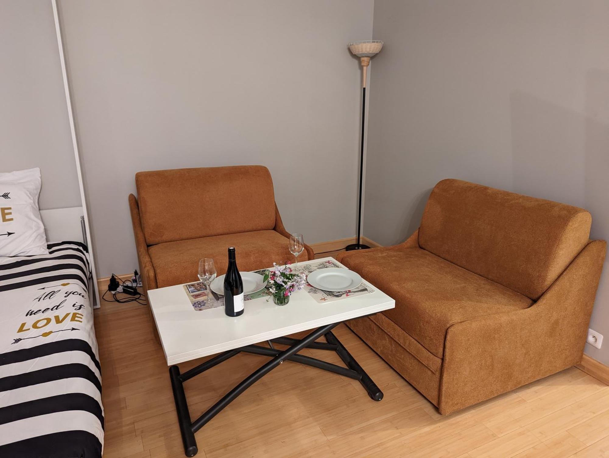 Charming Studio With Eiffel View Paris Exteriör bild